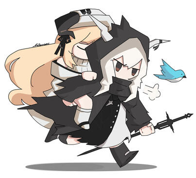 Nightingale and Shining from Arknights